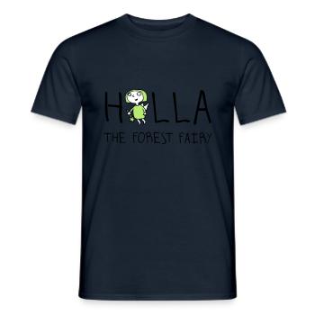 holla_the_forest_fairy_052012a_3c - Männer T-Shirt - Navy - Vorne - AI Model Male 178 light (178cm)