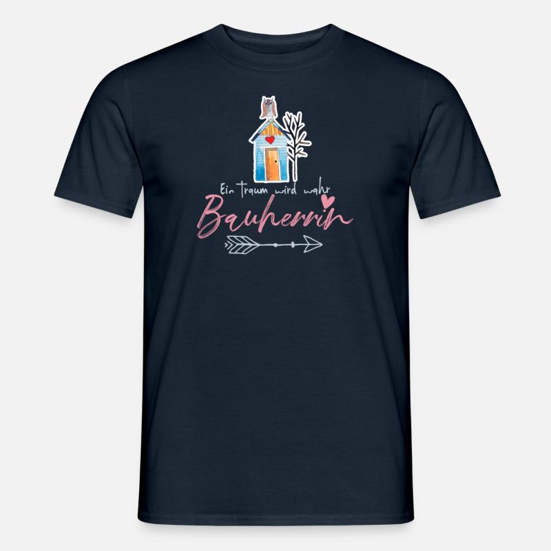 Bauherrin - Männer T-Shirt - Navy