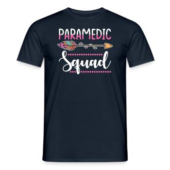 Escouade paramédicale femmes - T-shirt homme - marine - Devant - AI Model Male 178 light (178cm)