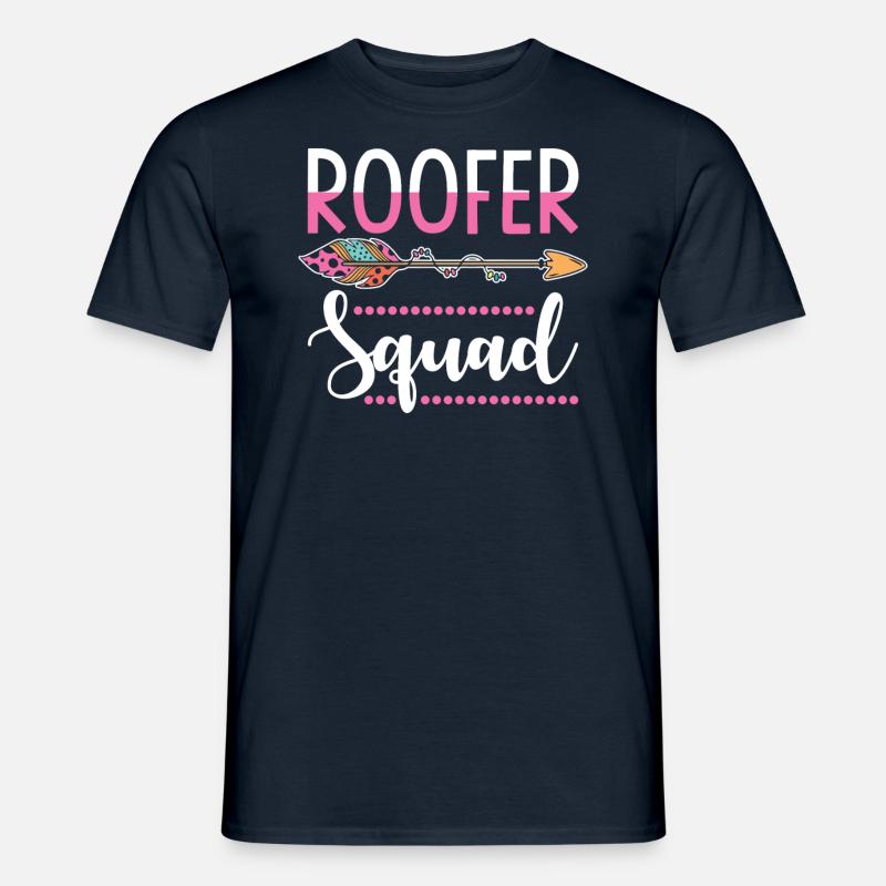 Dachdeckerin - Männer T-Shirt - Navy