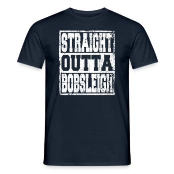 Bob sledge saying funny - Men's T-Shirt - navy - Front - AI Model Male 178 light (178cm)