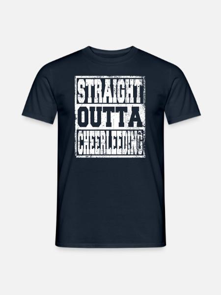 Cheerleading saying funny - Men's T-Shirt - navy