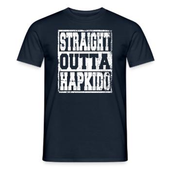 Hapkido dit drôle - T-shirt homme - marine - Devant - AI Model Male 178 light (178cm)