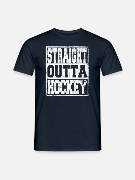 Hockey saying funny - Men's T-Shirt - navy