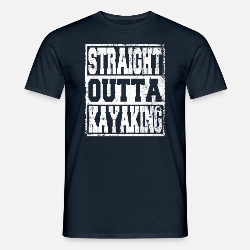 Kajak Spruch lustig - Männer T-Shirt - Navy