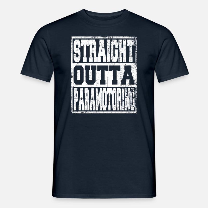 Paramotoring saying funny - Men's T-Shirt - navy