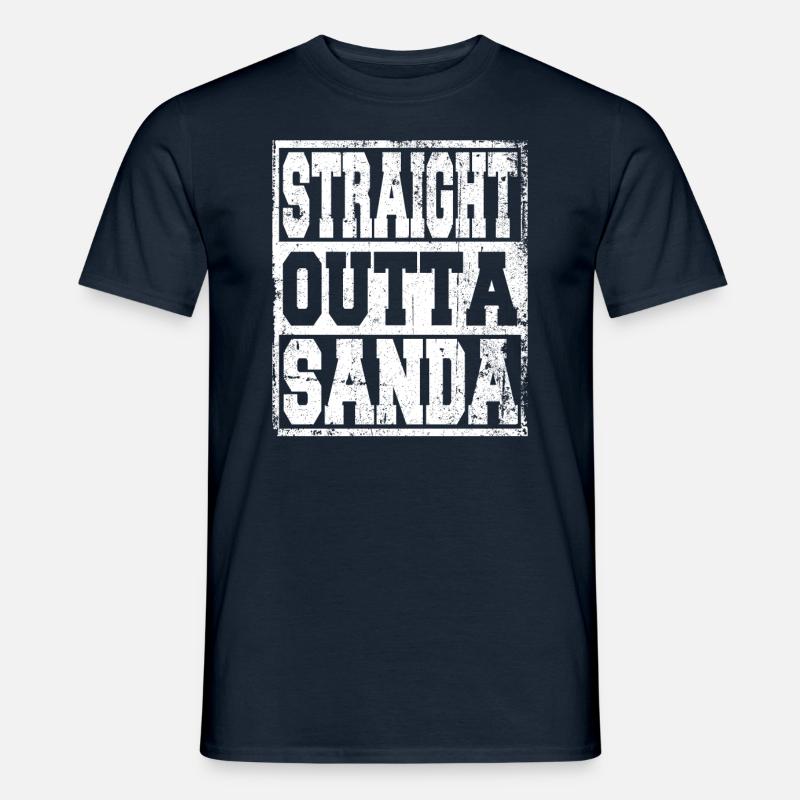 Sanda Spruch lustig - Männer T-Shirt - Navy