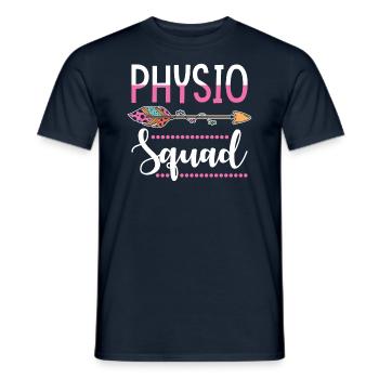 Groupe de kinésithérapeutes - T-shirt homme - marine - Devant - AI Model Male 178 light (178cm)