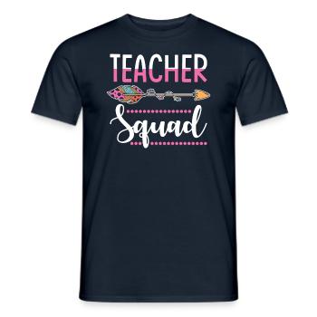 Lehrerin Gruppe - Männer T-Shirt - Navy - Vorne - AI Model Male 178 light (178cm)