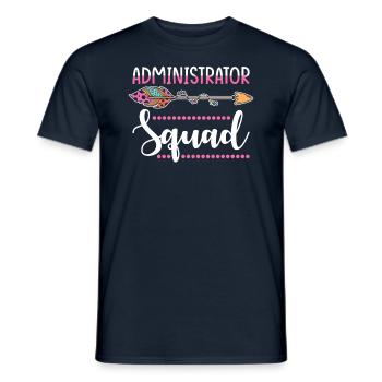 Groupe administrateur - T-shirt homme - marine - Devant - AI Model Male 178 light (178cm)