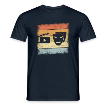 Actor Gift - Men's T-Shirt - navy - Front - AI Model Male 178 light (178cm)