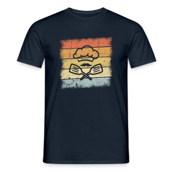 Cadeau cook - T-shirt homme - marine - Devant - AI Model Male 178 light (178cm)