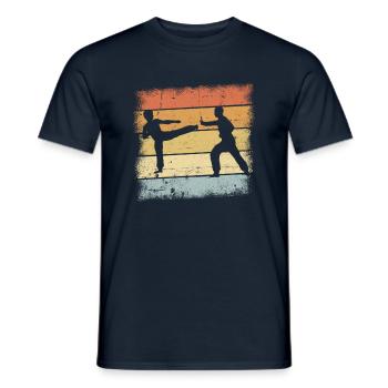 Arts martiaux - T-shirt homme - marine - Devant - AI Model Male 178 light (178cm)