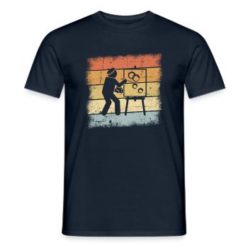 Künstler Geschenk - Männer T-Shirt - Navy - Vorne - AI Model Male 178 light (178cm)