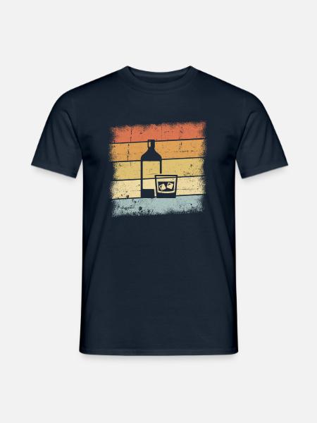 Whisky Geschenke - Männer T-Shirt - Navy