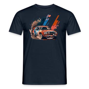 Autocross Stock Car - T-shirt homme - marine - Devant - AI Model Male 178 light (178cm)
