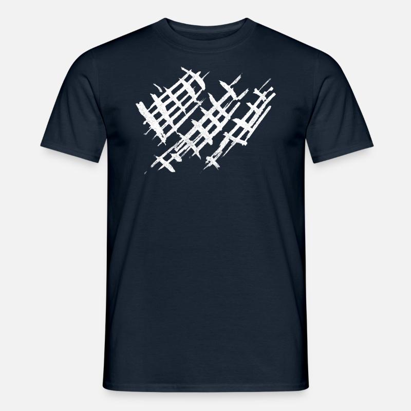 Abstract Mesh - Texture Background - Men’s T-shirt - navy
