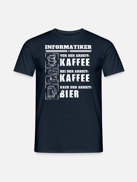Mon quotidien d'informaticien - T-shirt homme - marine