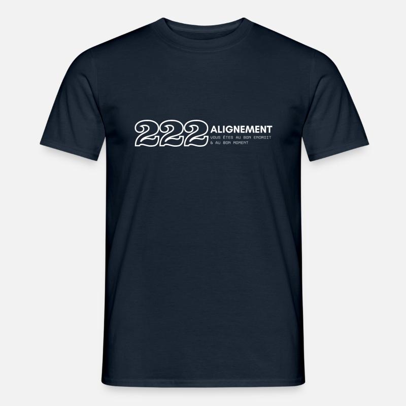 Engle nummer 222 - Mænd T-shirt - marineblå