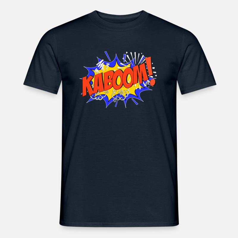 KABOOM Comic KABOOM! - Männer T-Shirt - Navy