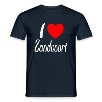 I love Zandvoort - Männer T-Shirt - Navy - Vorne - AI Model Male 178 light (178cm)