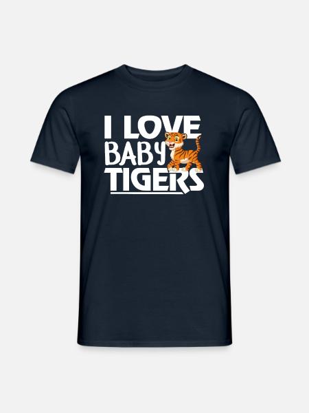 Baby Tiger - Men's T-Shirt - navy