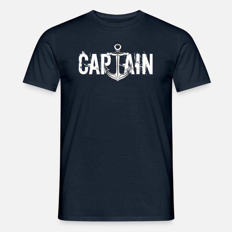 Captain Anchor - Männer T-Shirt - Navy