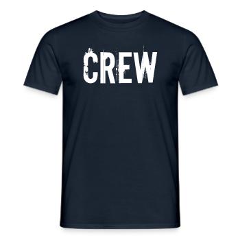 équipage - T-shirt homme - marine - Devant - AI Model Male 178 light (178cm)