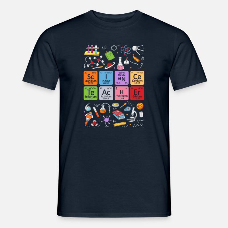 Geschenke Physiklehrer - Männer T-Shirt - Navy