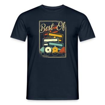 BEST OF 1984 - Männer T-Shirt - Navy - Vorne - AI Model Male 178 light (178cm)