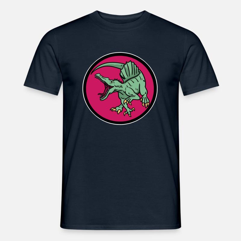 Dino Logo - Männer T-Shirt - Navy