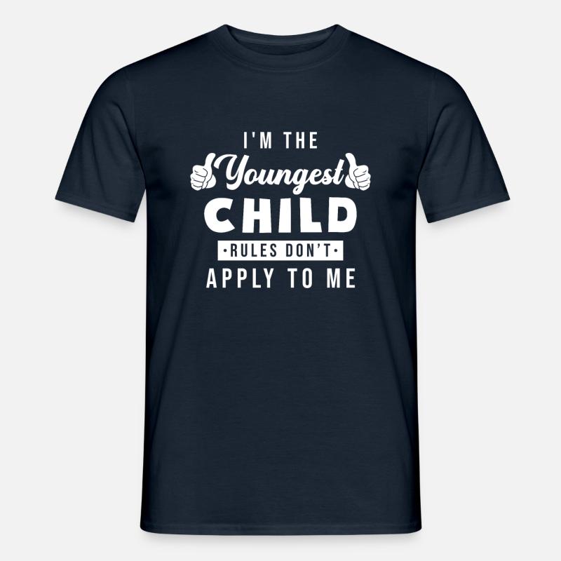 Jüngstes Kind - Männer T-Shirt - Navy