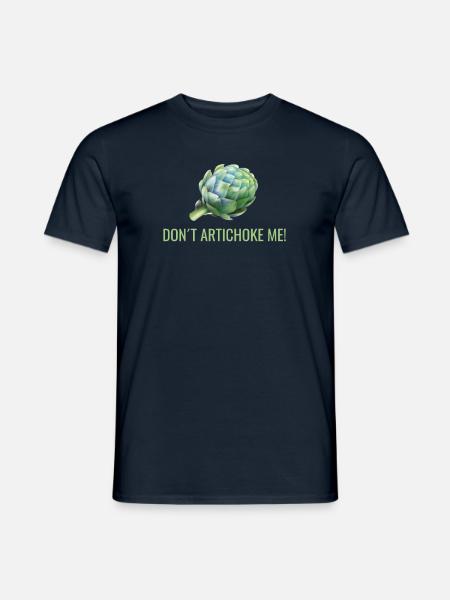 Artichoke pun funny - Men's T-Shirt - navy