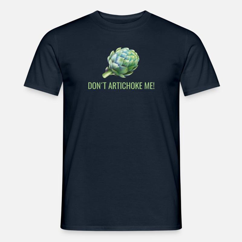 Carciofo gioco di parole divertente - T-shirt uomo - navy