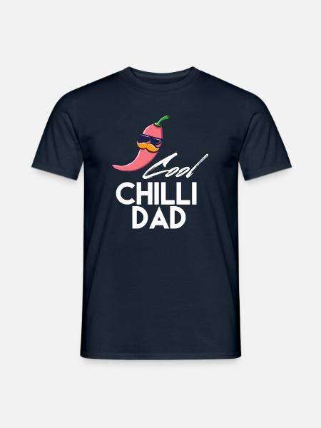 Chilli saying papa - Men's T-Shirt - navy