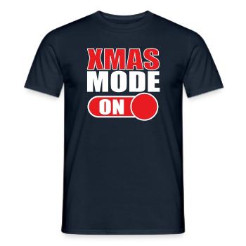 Xmas Christmas funny - Men's T-Shirt - navy - Front - AI Model Male 178 light (178cm)