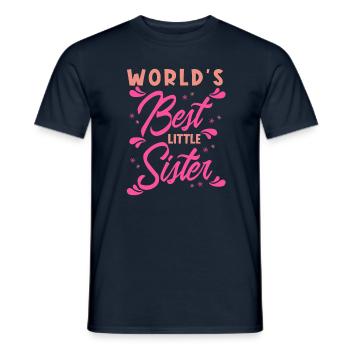 Weltbeste Schwester - Männer T-Shirt - Navy - Vorne - AI Model Male 178 light (178cm)