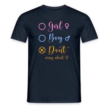 Gender Keeper Gender Reveal Party - Men's T-Shirt - navy - Front - AI Model Male 178 light (178cm)