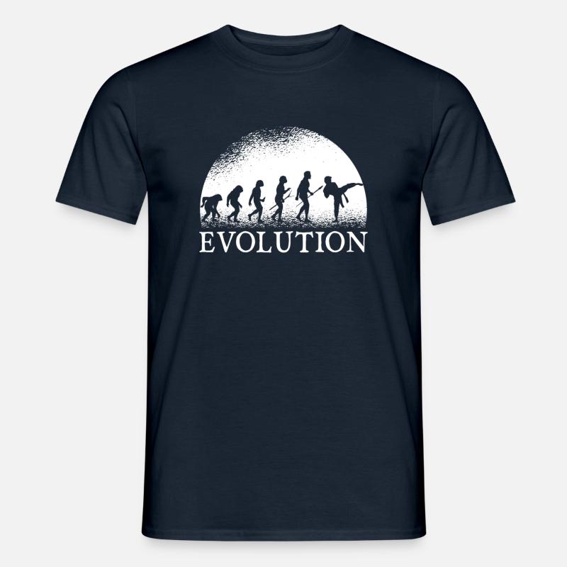 Karate Evolution - Männer T-Shirt - Navy
