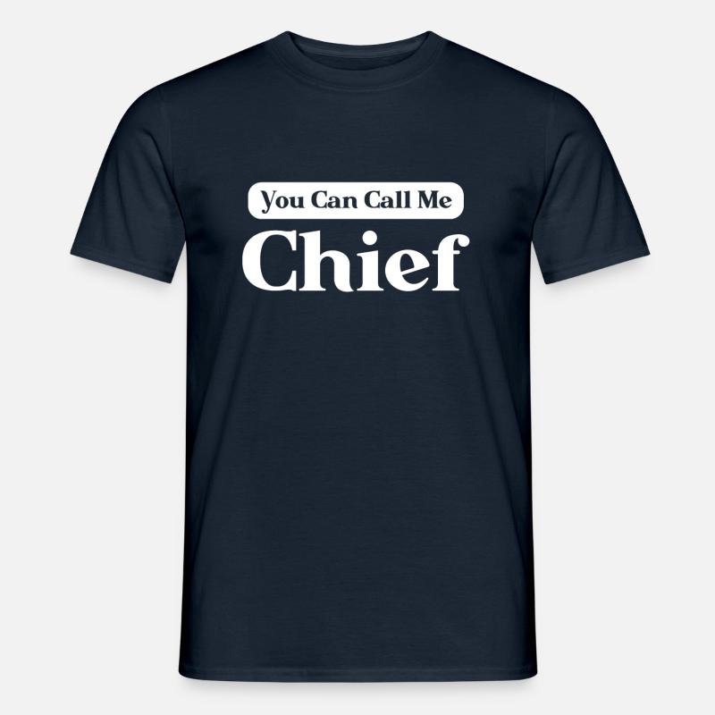 Chefkoch Geschenk Spruch Küchenchef - Männer T-Shirt - Navy