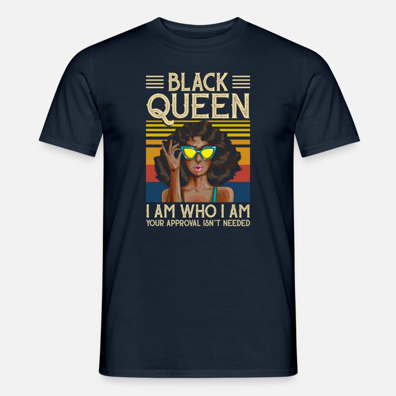 Black Queen - Männer T-Shirt - Navy