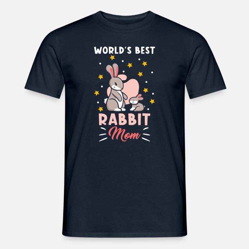 Hasen Mama - Männer T-Shirt - Navy