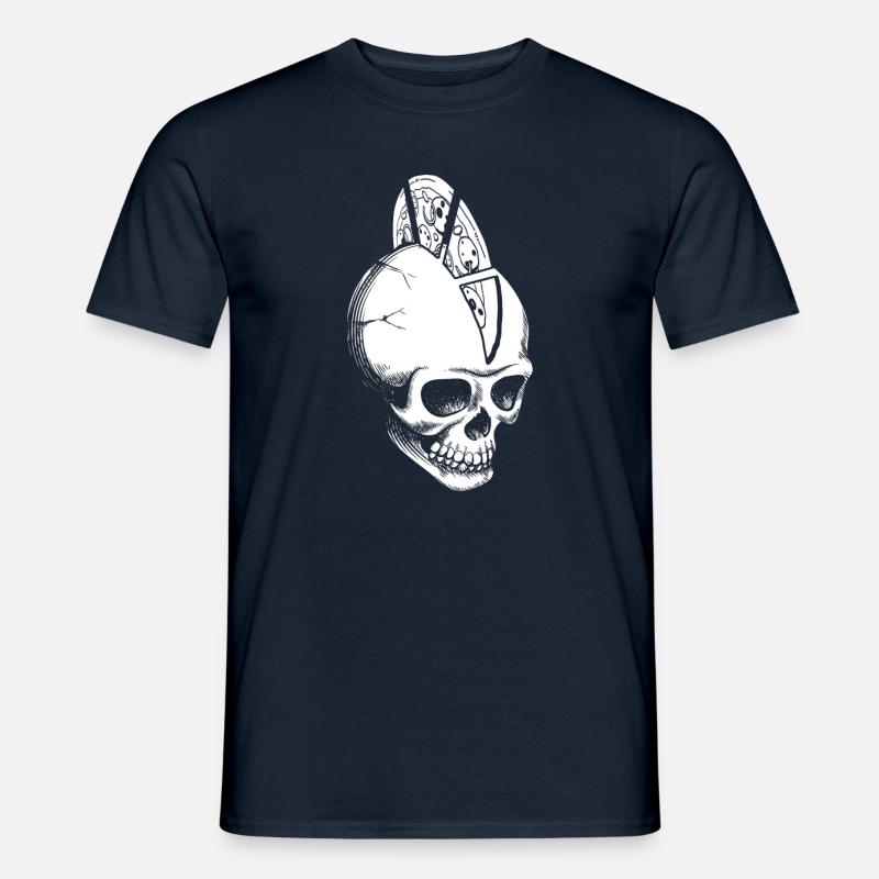 PIzza - Männer T-Shirt - Navy