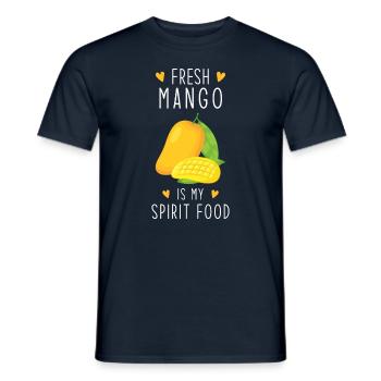 Mango Spirit Food - T-shirt homme - marine - Devant - AI Model Male 178 light (178cm)