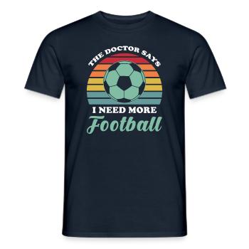 Football - T-shirt homme - marine - Devant - AI Model Male 178 light (178cm)