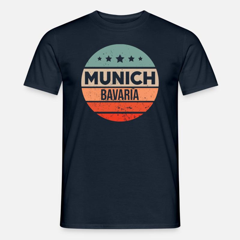 München - Männer T-Shirt - Navy