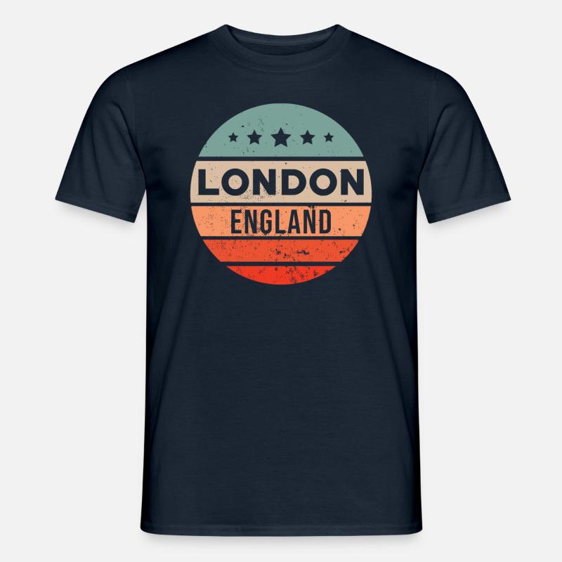 London - Männer T-Shirt - Navy