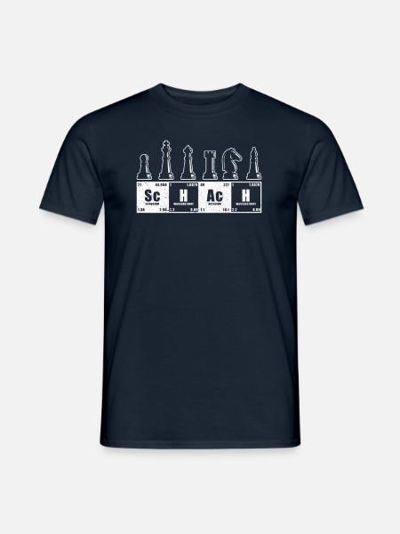 chess - Men's T-Shirt - navy