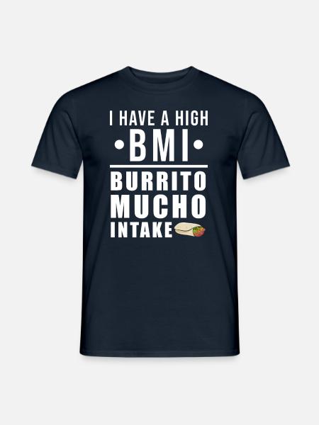 burrito - Men's T-Shirt - navy
