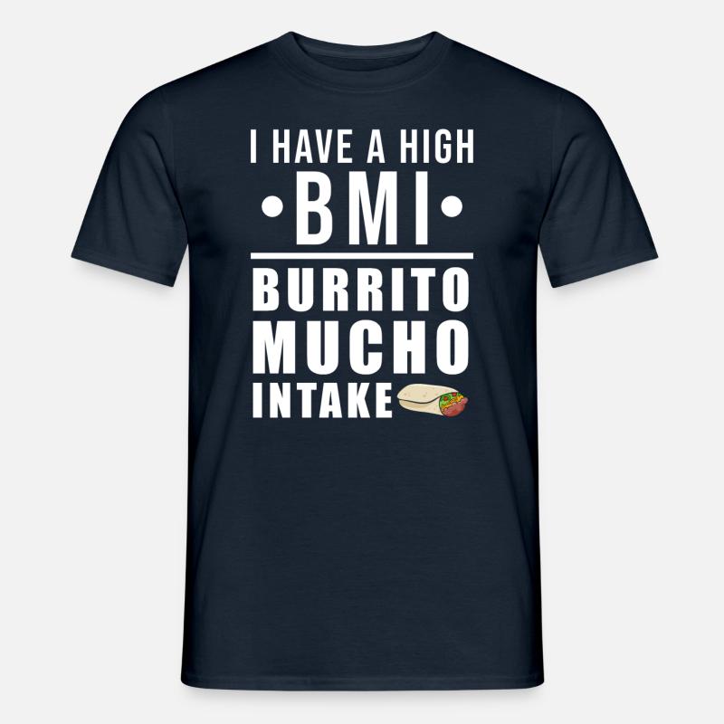 Burrito - Männer T-Shirt - Navy